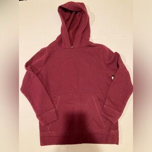 Maroon Tek Gear Ultra Soft Fleece hoodie sweatshirt size small